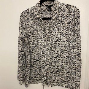 Black and White Button Down
